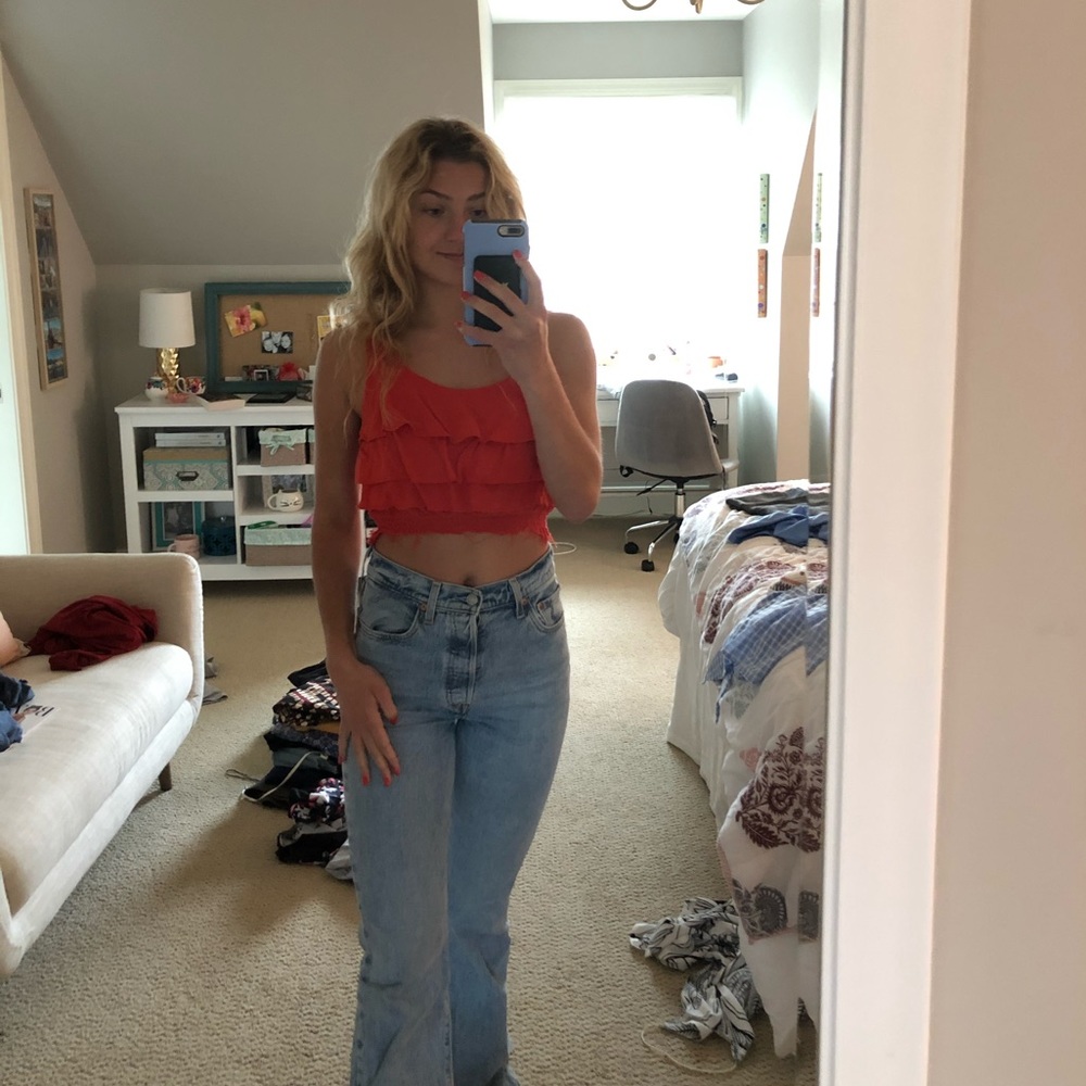 Ruffle Crop Top